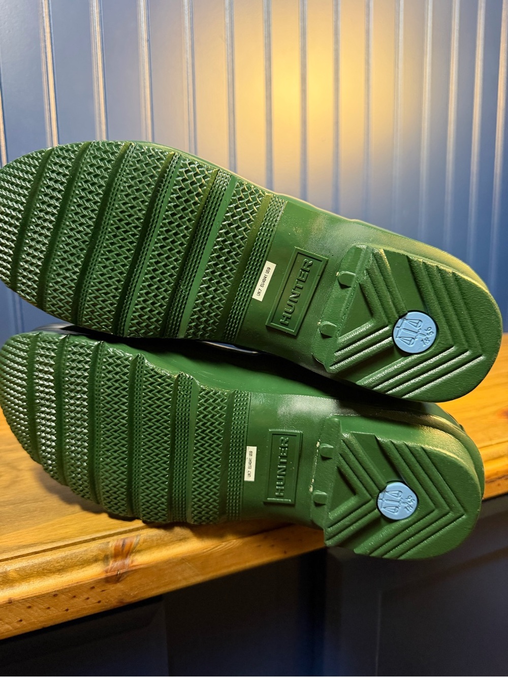 Hunter Original Tall Gloss Rain Boots Hunter Green Women’s Size 9 w/ Box - Picture 5 of 8